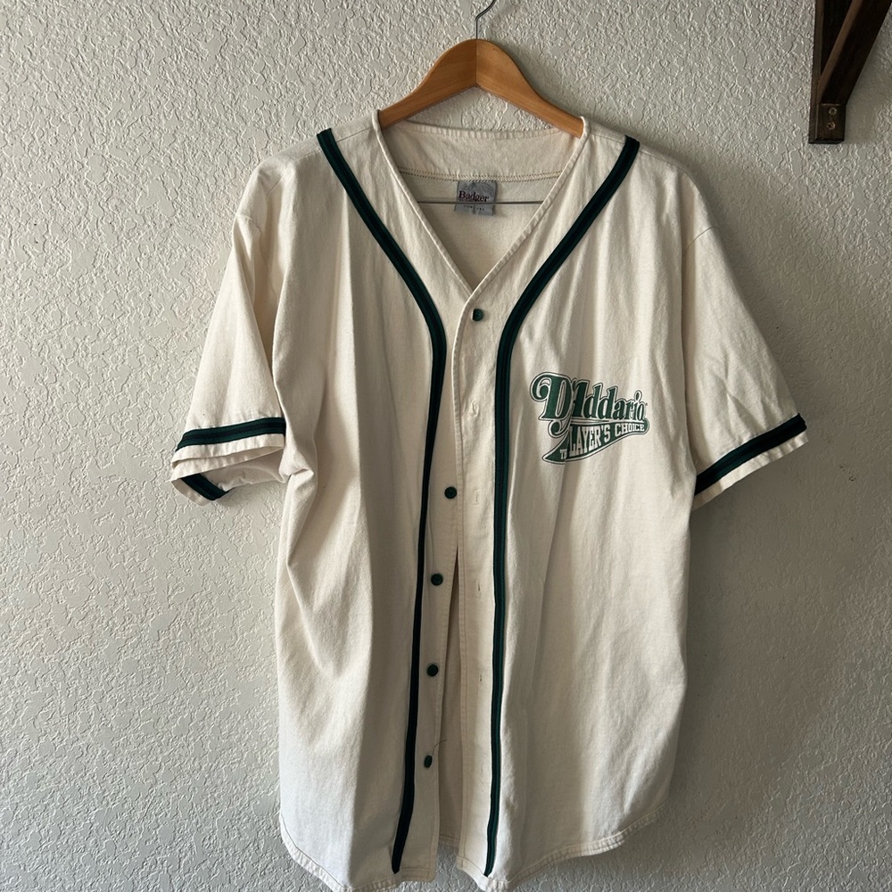 Vintage White and Green Jersey
